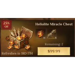 Dragon Heir：Heliolite Miracle Chest [日芒石奇迹宝藏] (Credit card not supported)